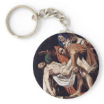 Entombment By Michelangelo Merisi Da Caravaggio keychains
