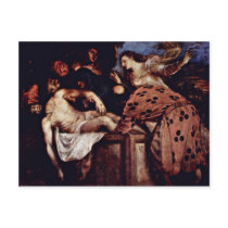 Entombment By Tizian (Best Quality) Post Card