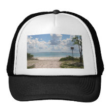 Entrance to Sanibel Beach Trucker Hat