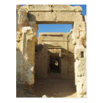 Entrance to The Oracle of Amon - Siwa Oasis postcards