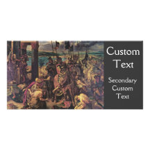 Entry of the Crusaders in Constantinople Custom Photo Card