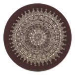 Envelope seals with Indian decoration stickers