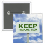 Environmental Awarness Button