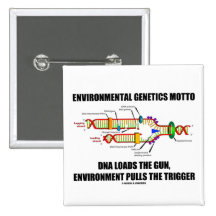 Environmental Genetics Motto DNA Loads Environment Pins