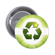 Environmental Issues Round Button