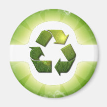 Environmental Issues Round Magnet