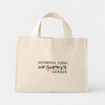 Environmental Science Genius Canvas Bag