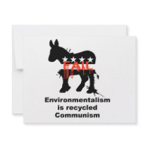 Environmentalism is recycled communism custom invite