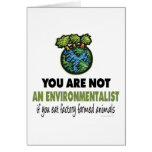 Environmentalist = Vegan, Vegetarian cards