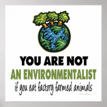 Environmentalist = Vegan, Vegetarian