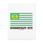 Environmentalists Unite! (Ecology Flag Theta) postcards