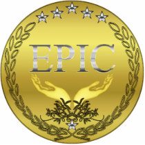 EPIC Medal Pin Photosculpture Cut Outs