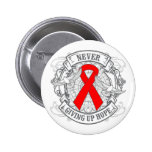Epidermolysis Bullosa Never Giving Up Hope Button