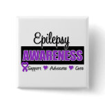 Epilepsy Awareness buttons