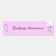 Epilepsy Awareness Customisable Bumper Sticker