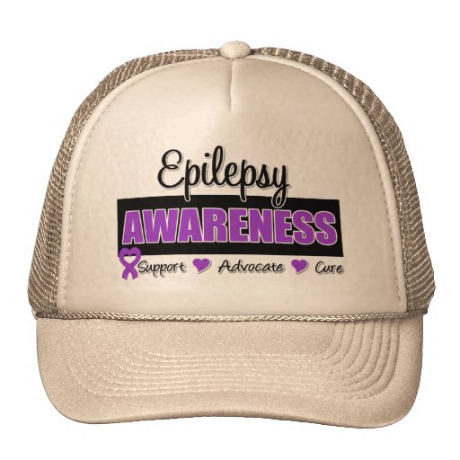 Epilepsy Awareness Mesh Hat