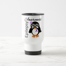 Epilepsy Awareness Penguin Mugs