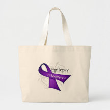 Epilepsy Awareness Ribbon Bags