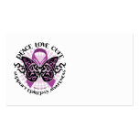 Epilepsy Butterfly Tribal business cards