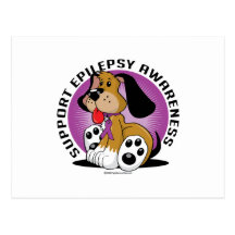 Epilepsy Dog Post Card