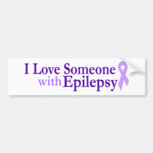 epilepsy love bumper stickers