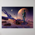 Epsilon hunter - sci-fi print