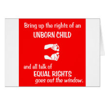 Equal Baby Feet Greeting Cards