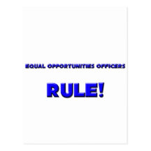 Equal Opportunities Officers Rule! Post Card