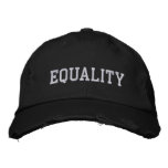 EQUALITY embroidered hats