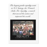 EQUALITY, I AM WOMAN postcards