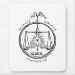 Equality Liberty Fraternity mousepads