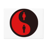 equality of woman and man postcards