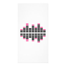 Equalizer Dj Turntables Custom Photo Card