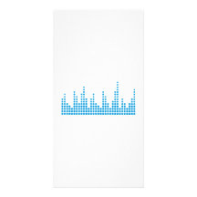 Equalizer music photo card