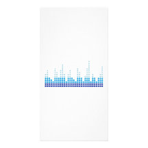 Equalizer music photo greeting card