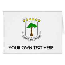Equatorial Guinea Coat of Arms Greeting Card