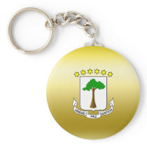 Equatorial Guinea Coat of Arms Key Chain