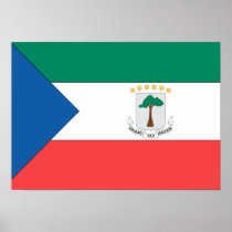 Equatorial Guinea Flag Posters