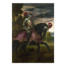 Equestrian Portrait of Charles V by Titian Invites