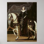 Equestrian Portrait of Marie de Medici posters