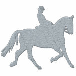 Equestrian Silhouette embroidered shirts