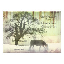 Equestrian Wedding Invitation