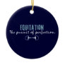 equitation christmas tree ornament