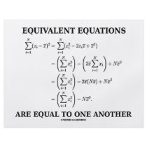 Equivalent Equations Are Equal To One Another