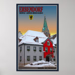 Erbendorf - Winter Rathaus Print