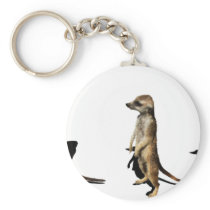 Erdmännchen in Reihe Schlüsselanhänger