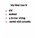 Eric is my ideal man t-shirts