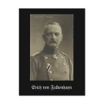Erich von Falkenhayn Postcard