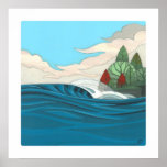 Erik Abel Print: International Surfing Day Artwork