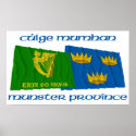 Erin Go Bragh amd Munster Province Flags posters